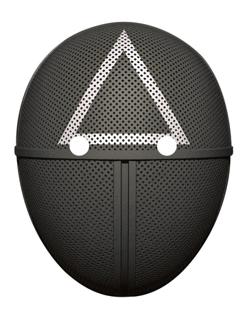 Maska u ravnom kartonskom kartonskom trokutu