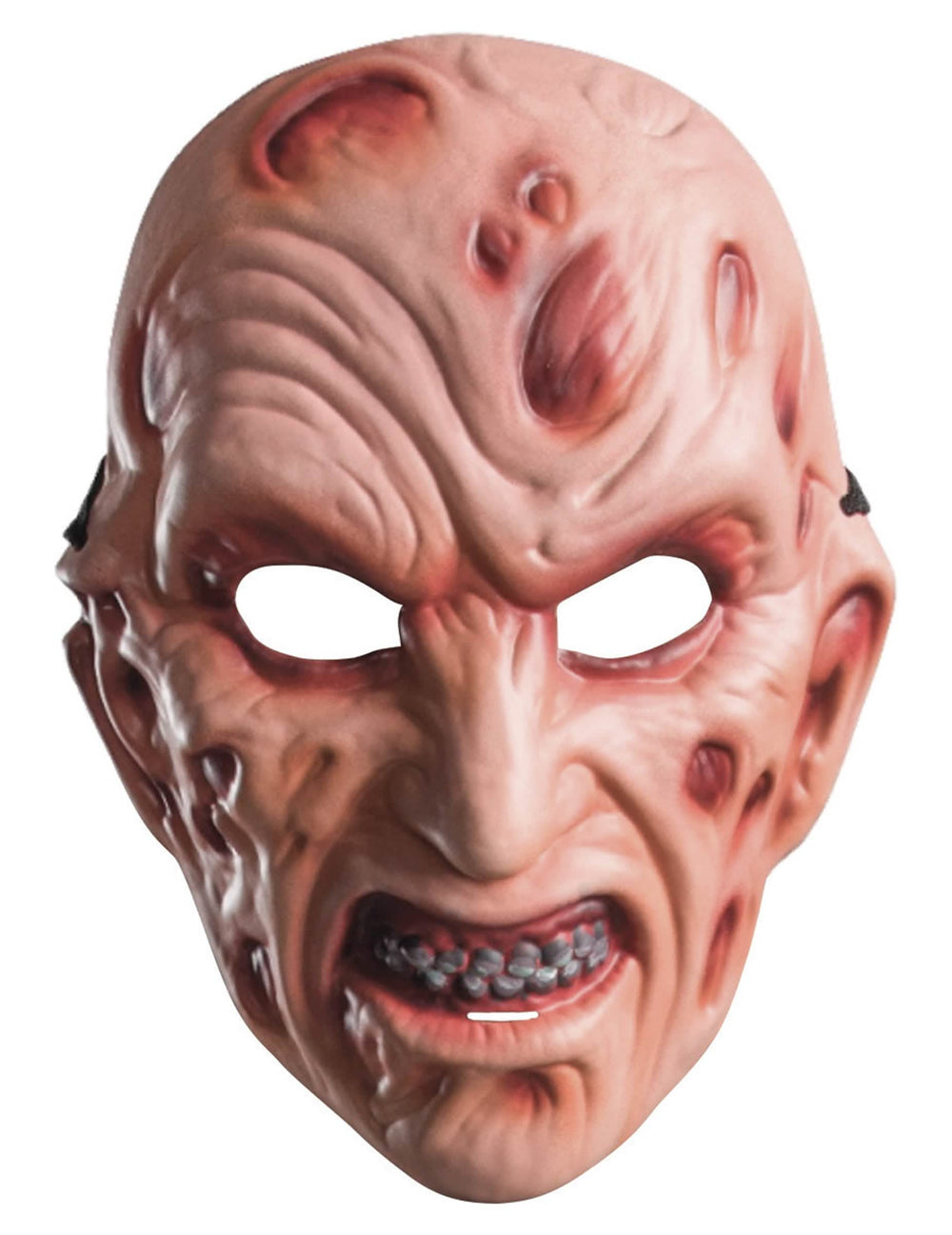 Krupni plan detalja lica plastične maske Freddy za odrasli