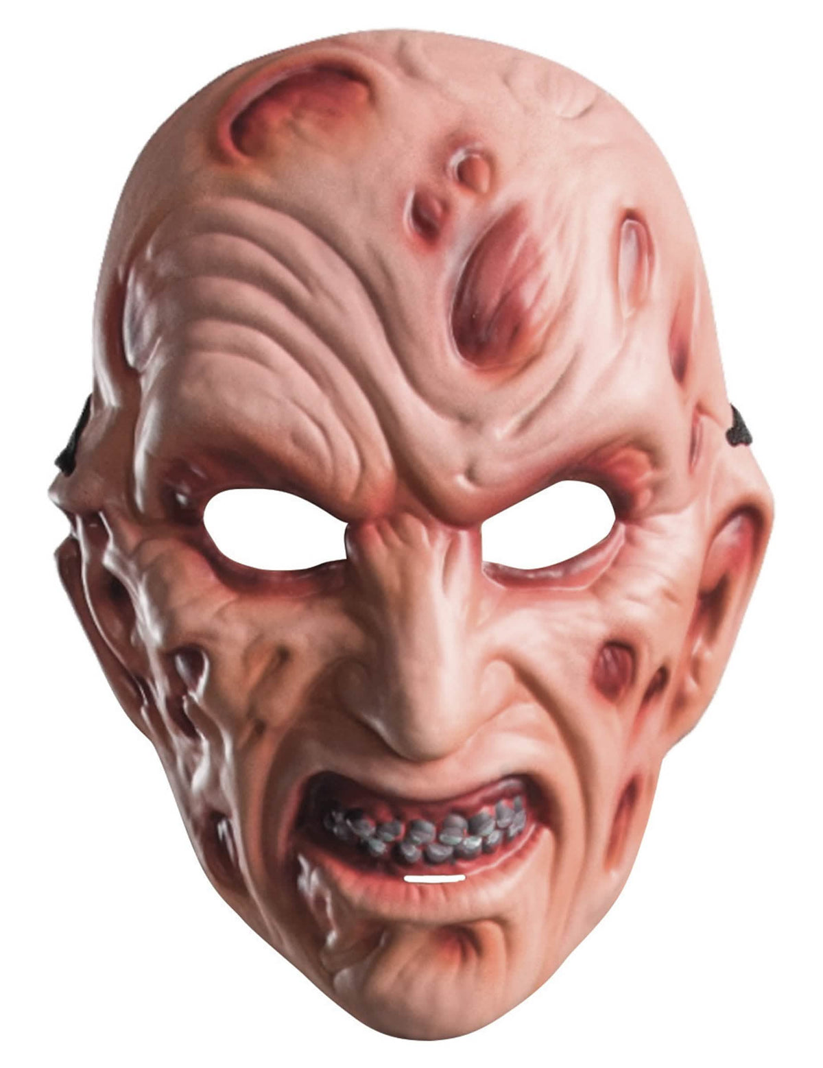 Krupni plan detalja lica plastične maske Freddy za odrasli