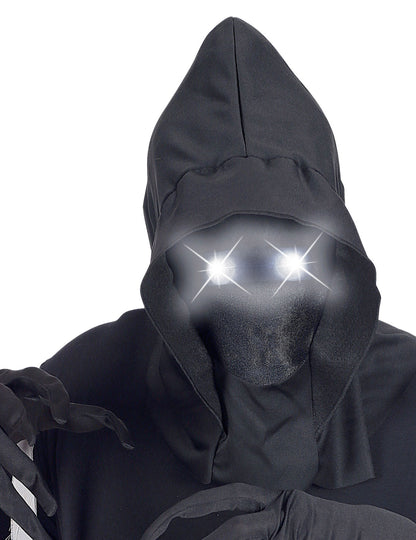 Puna maska ​​s nevidljivim kapuljačama za lice i odraslih bijelih očiju