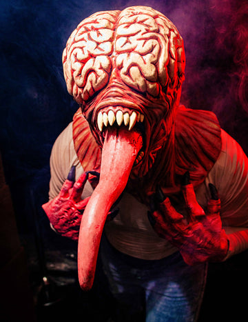 Odrasla mozga mozga maska s punim licem