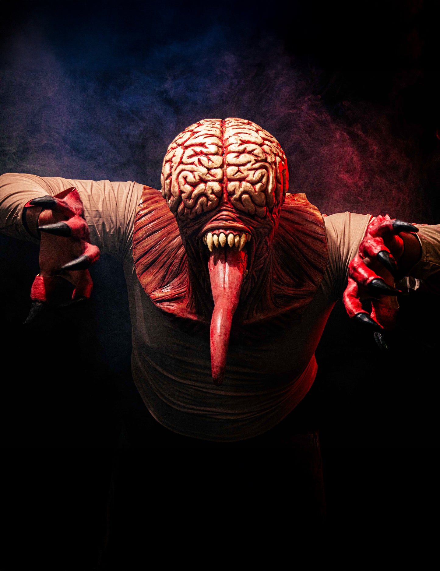 Odrasla mozga mozga maska ​​s punim licem