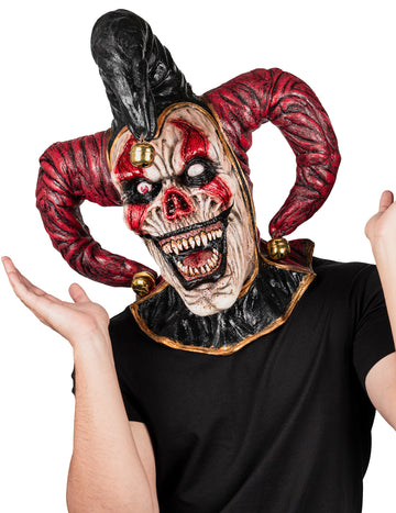 Odrasli demonski džoker maska punog lica