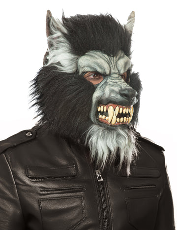 Puna maska ​​vuk garou siva odrasla osoba