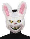 Masque de lapin tueur pour adulte blanc et rose ensanglanté