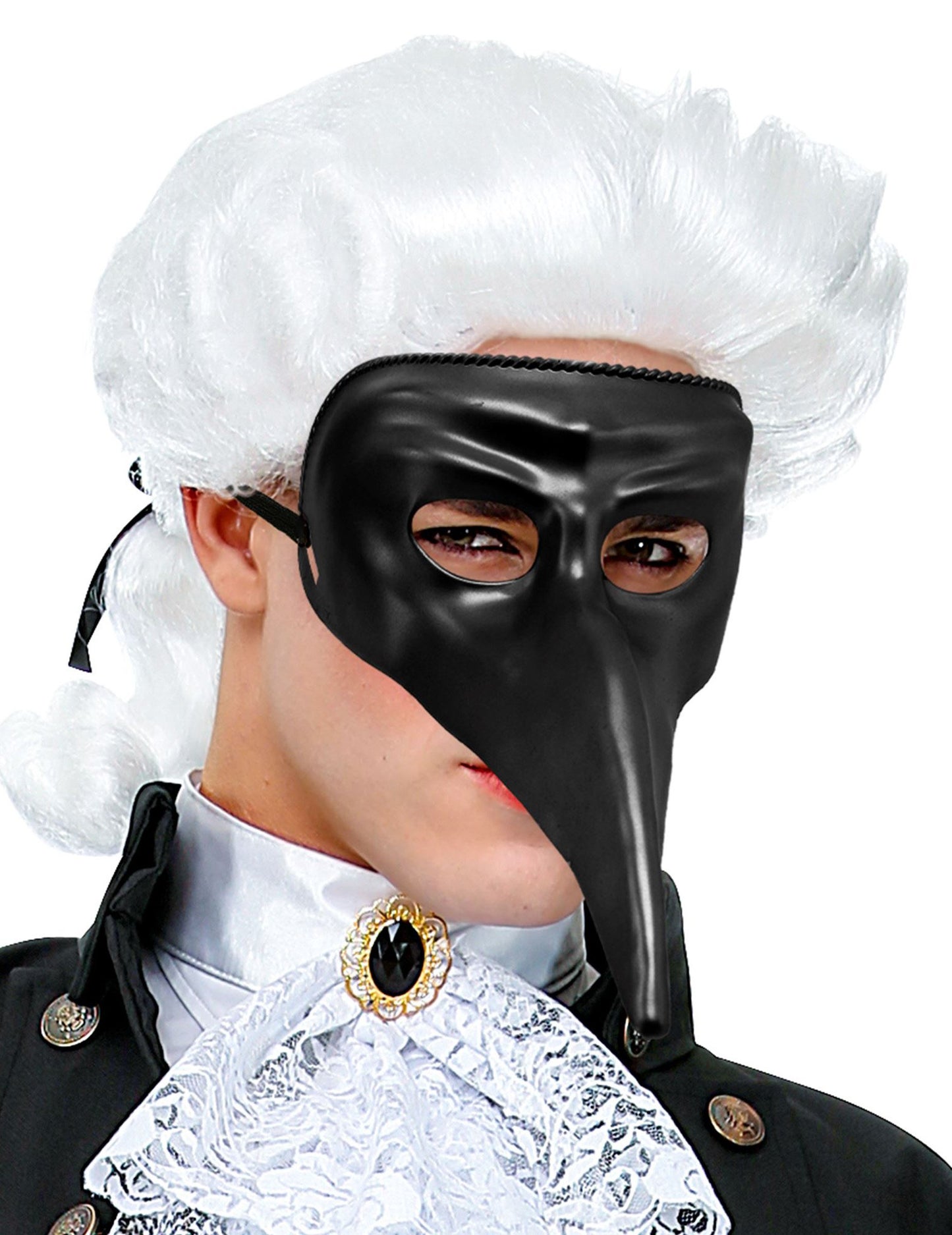 Duga maska ​​crna odrasla osoba