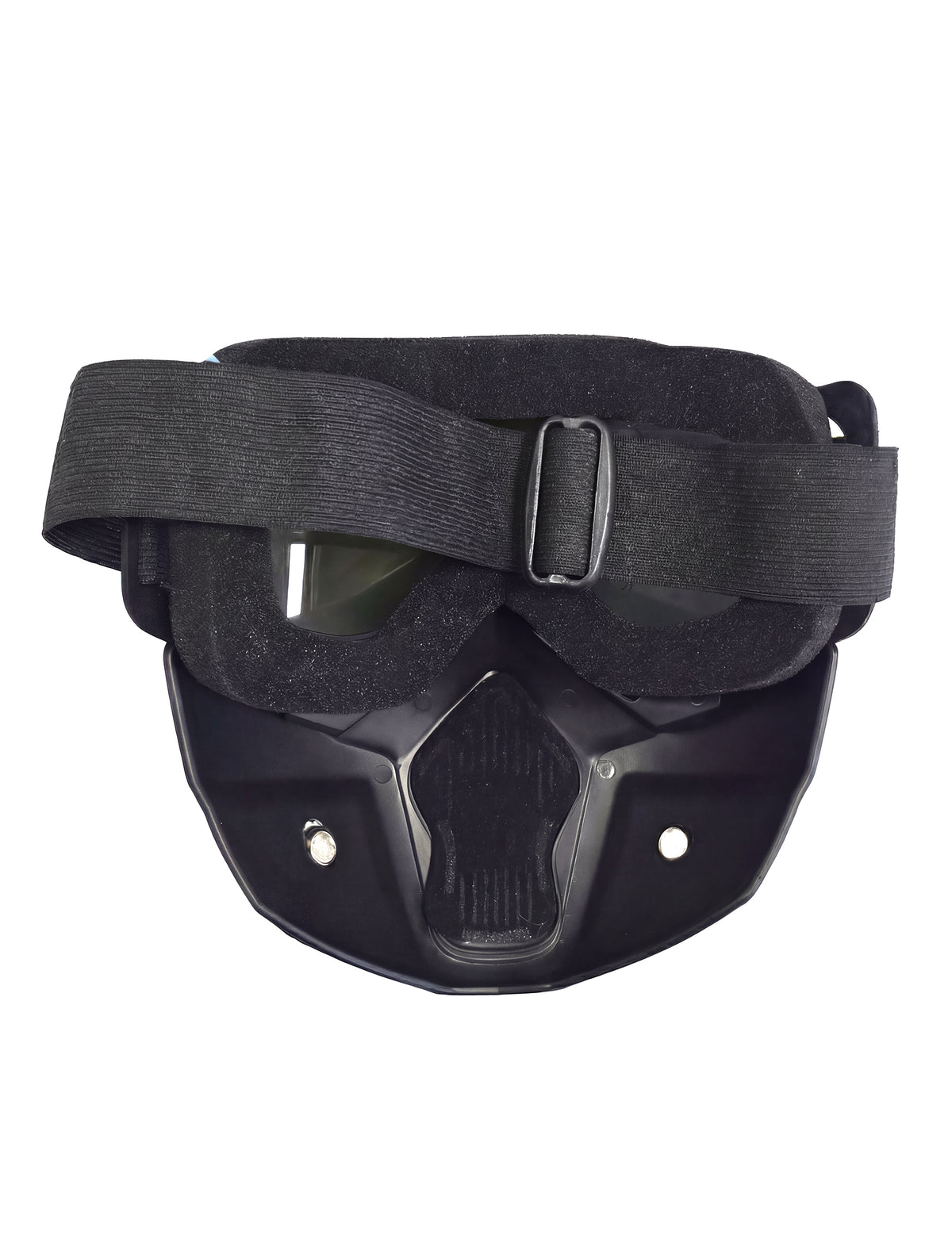 Vue de dos du masque protection militaire pour adulte