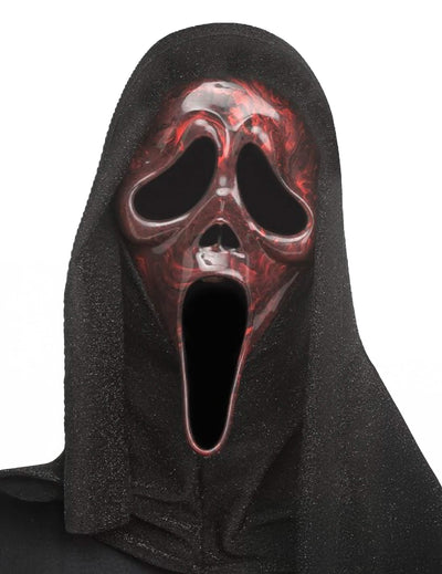 Mramorirana crvena maska Scream™ za odrasle