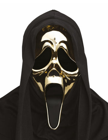 Maska za vrisak za odrasle Chrome Gold