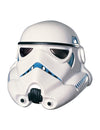 Masque PVC Stormtrooper pour adulte blanc avec détails bleus