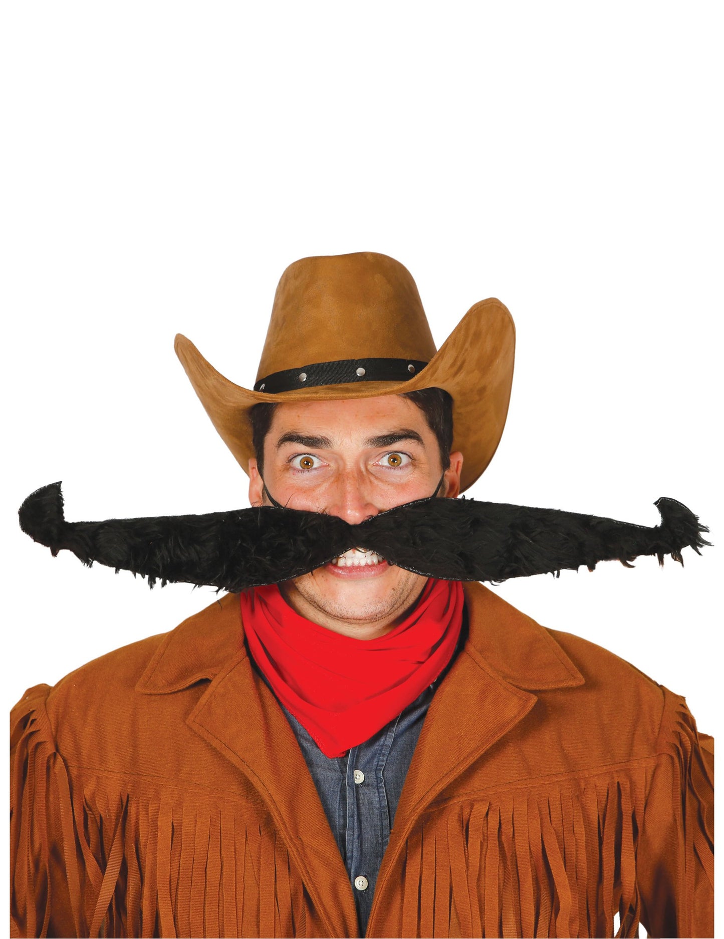 Maxi moustache pour adulte noire