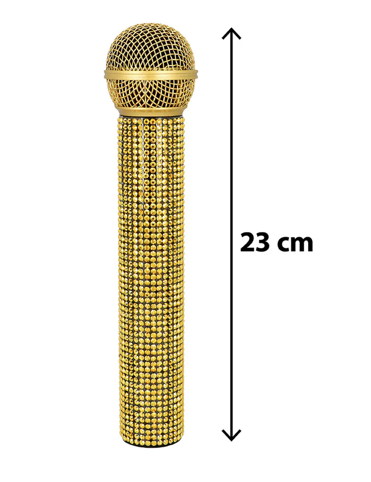 Mikrofon sa zlatnim cirkonima 23 cm