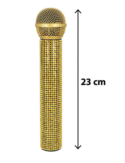 Mikrofon sa zlatnim cirkonima 23 cm