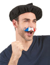 Moustache supporter France pour adulte bleu blanc rouge