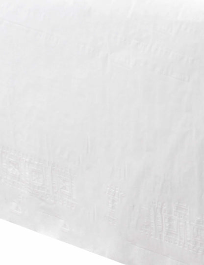Bijeli stolnjak u udvostručenom papiru 137 x 274 cm