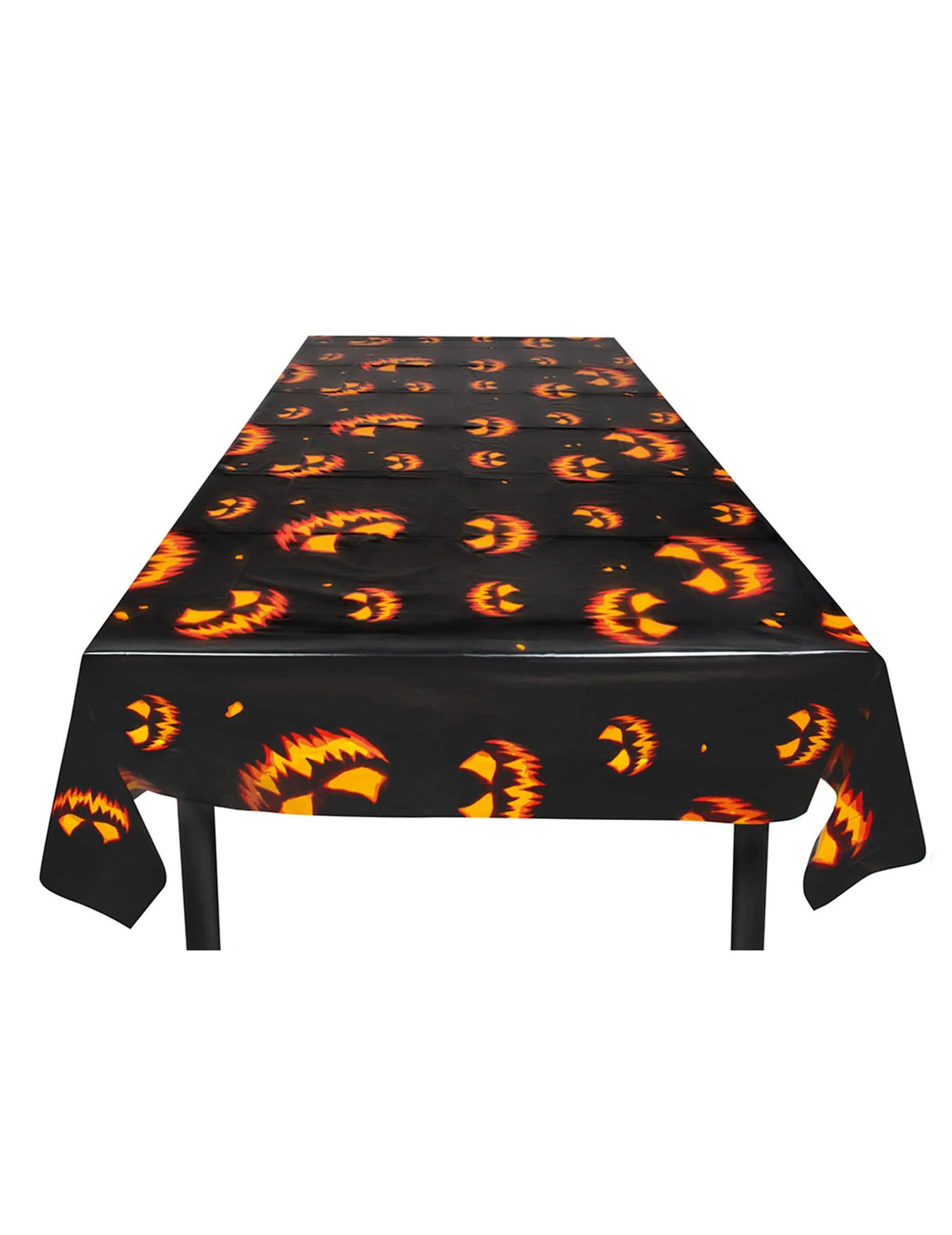 Jeziva stolnjak bundeva za halloween, crna i narančasta