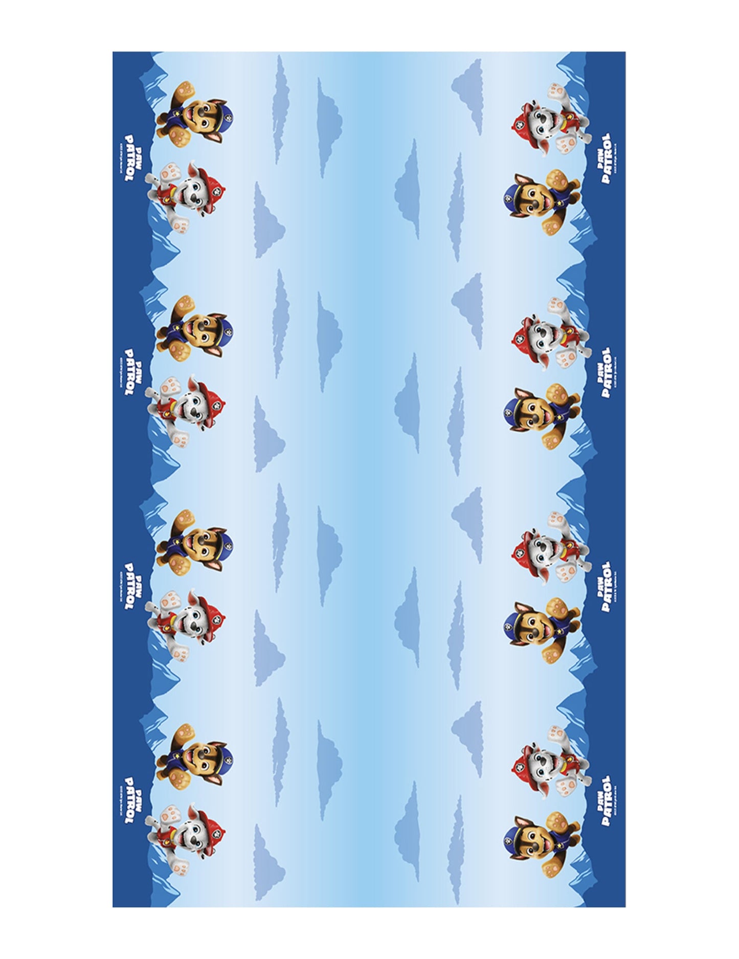 Plavi papirnati stolnjak Pat'patrouille™ 1,36 x 2,28 m