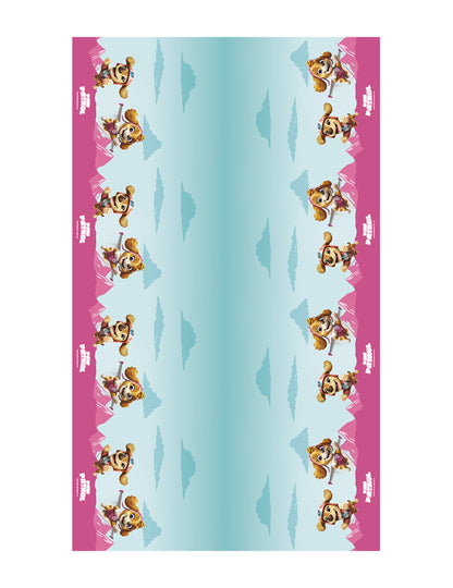 Nappe en papier rose Pat'patrouille™ 1,36 x 2,28 m