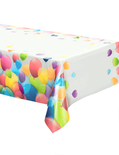 Plastični stolnjak s letećim balonima 120 x 180 cm 