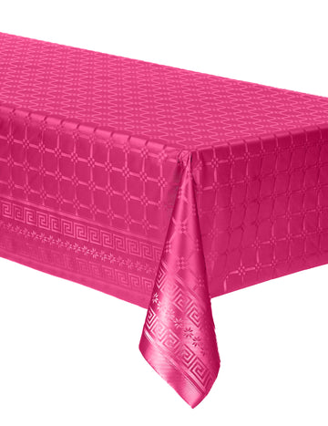 Nappe en rouleau papier damassé rose fuchsia