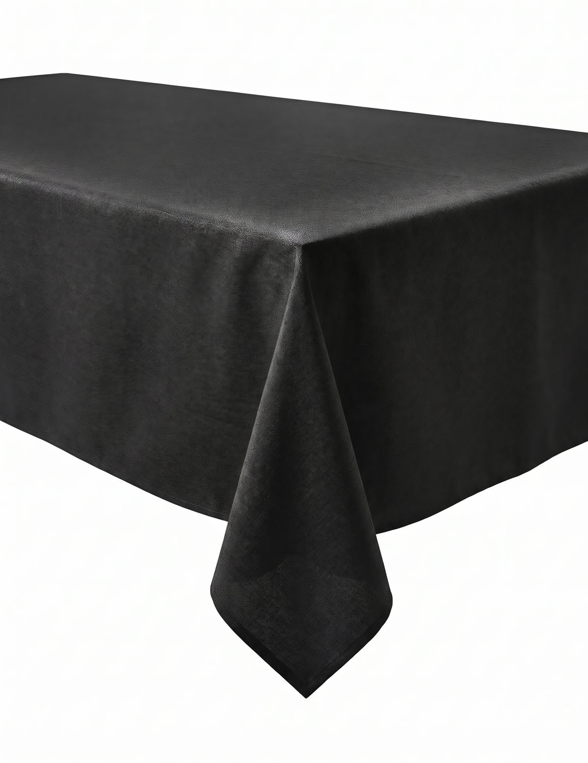 Crni netkani stolnjak 150 x 300 cm
