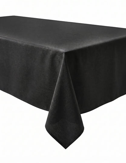 Crni netkani stolnjak 150 x 300 cm