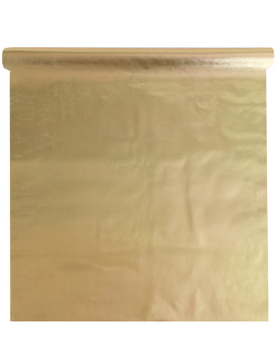 Metalni zlatni stolnjak 120 cm x 20 m