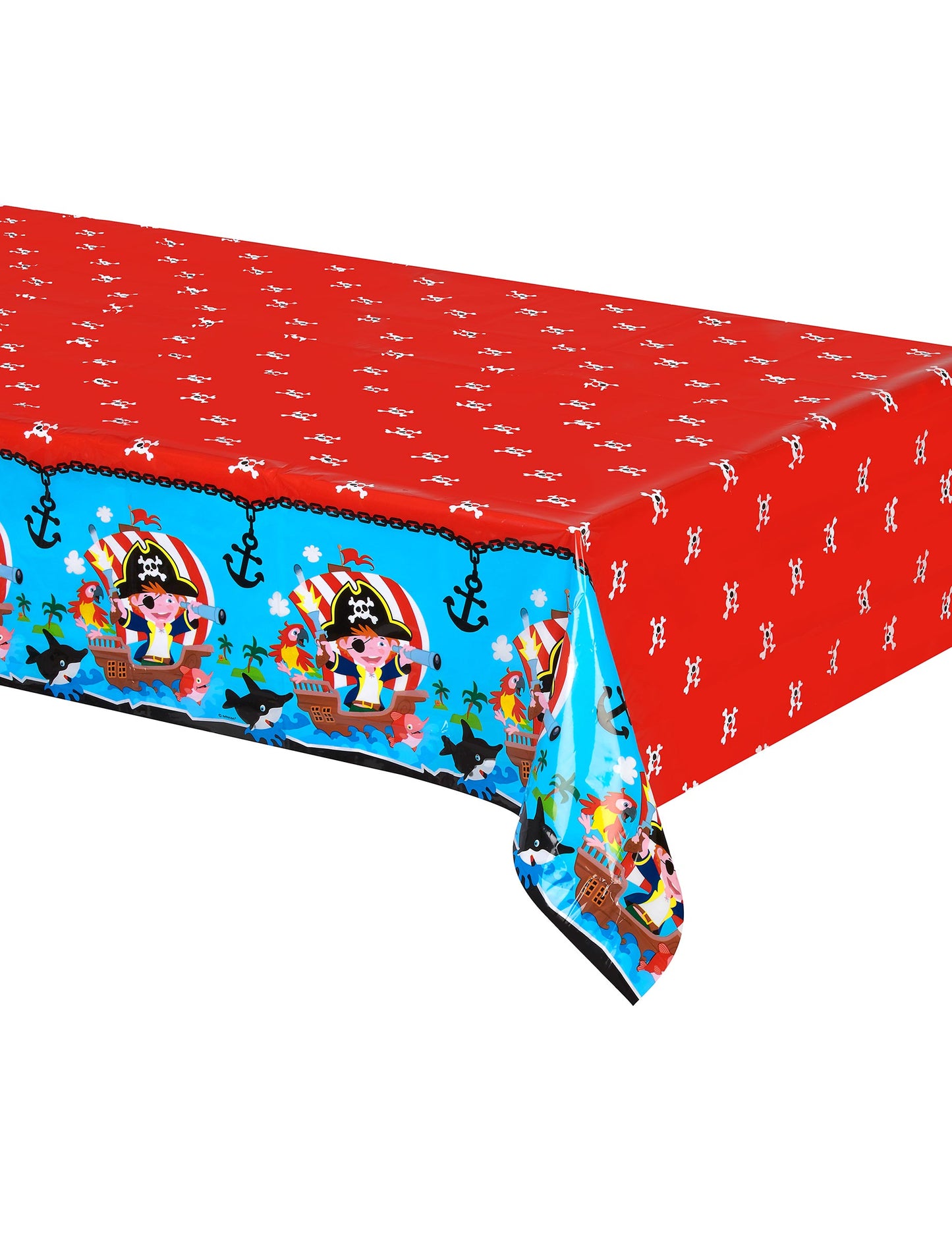 Plastični stolnjak s piratskim motivom 120 x 180 cm za rođendan 