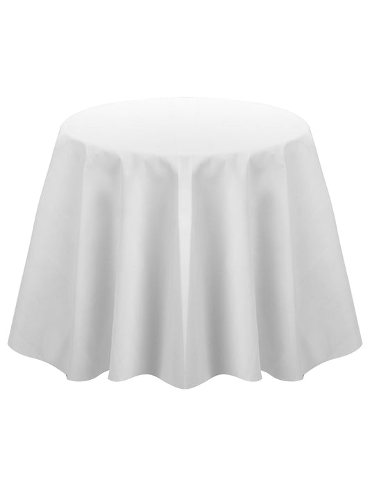 Mise en situation de la nappe ronde en intissé mariage et baptême