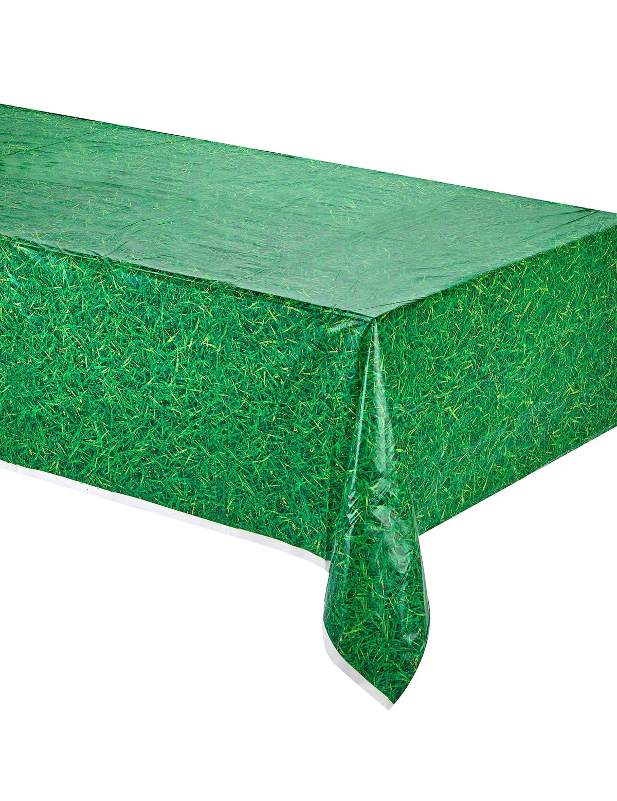 Nappe effet herbe verte en plastique