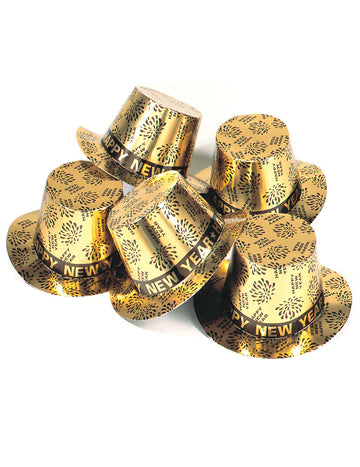 Zlatni šeširi sretna nova godina