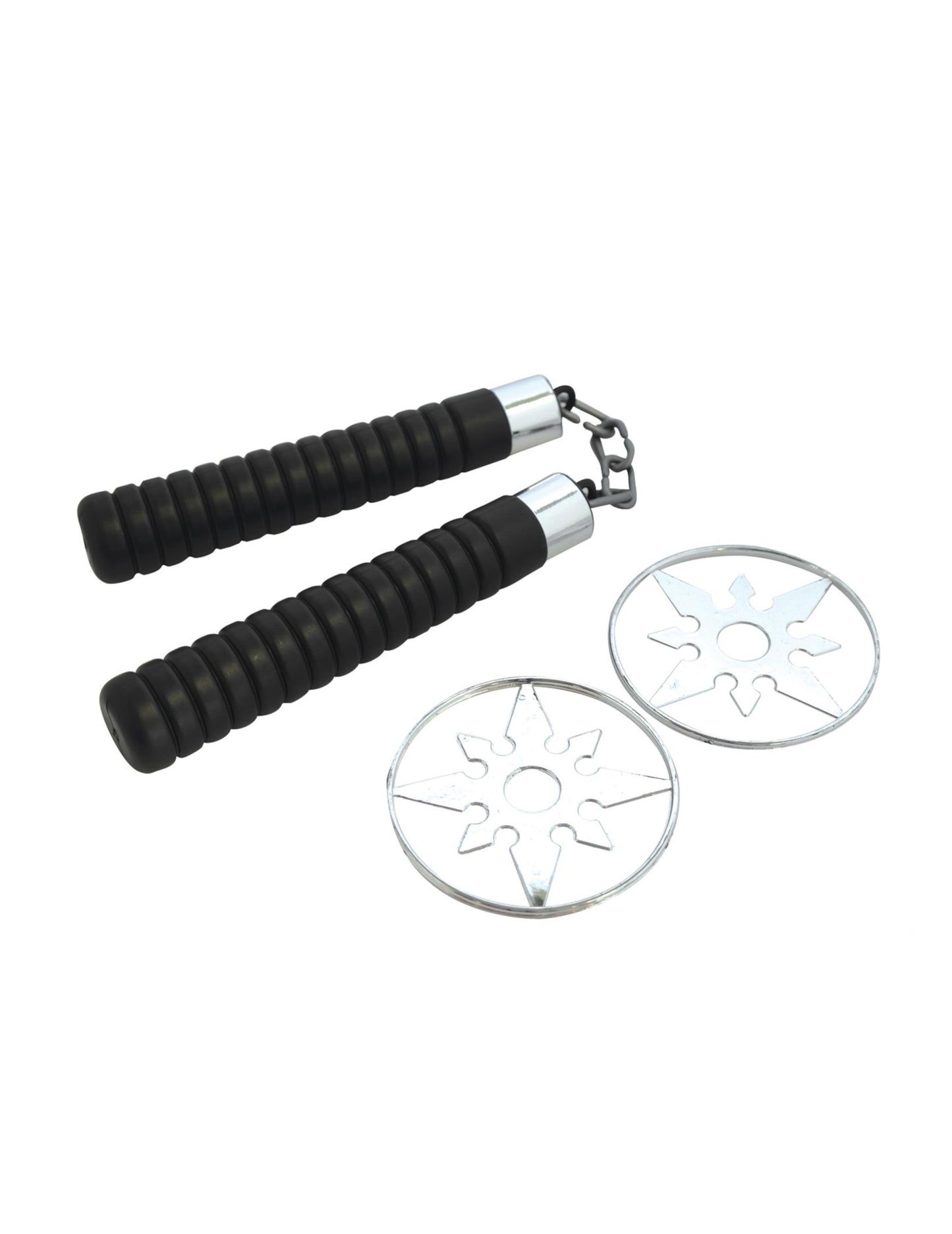 Dječji nunchaku i shurikens u plastici