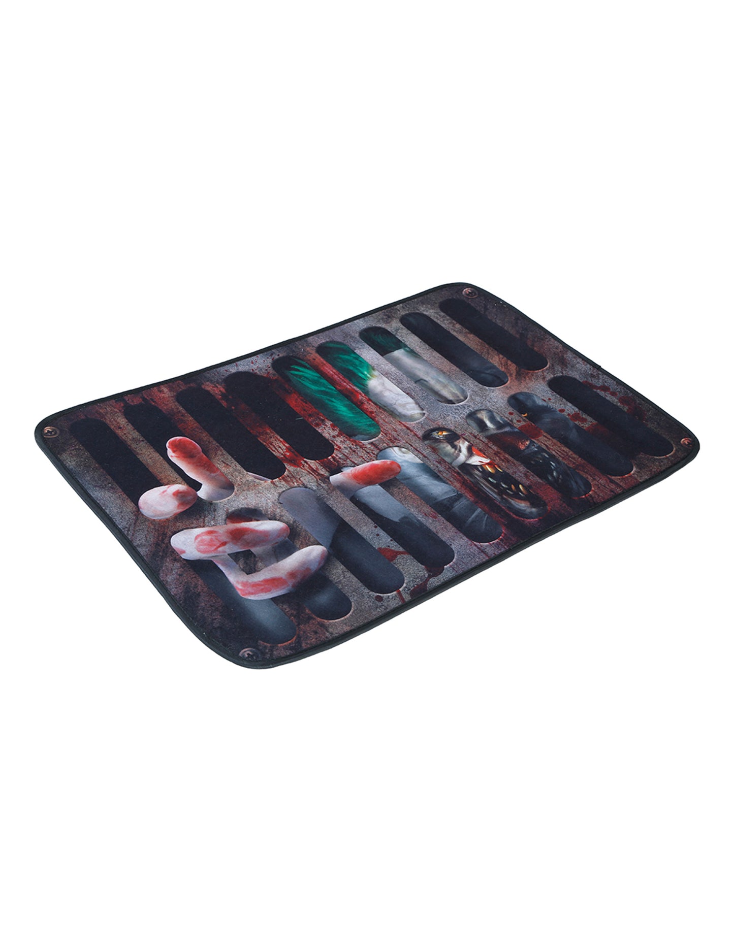 Otirač za vrata s ubojitim klaunom 60 x 40 cm