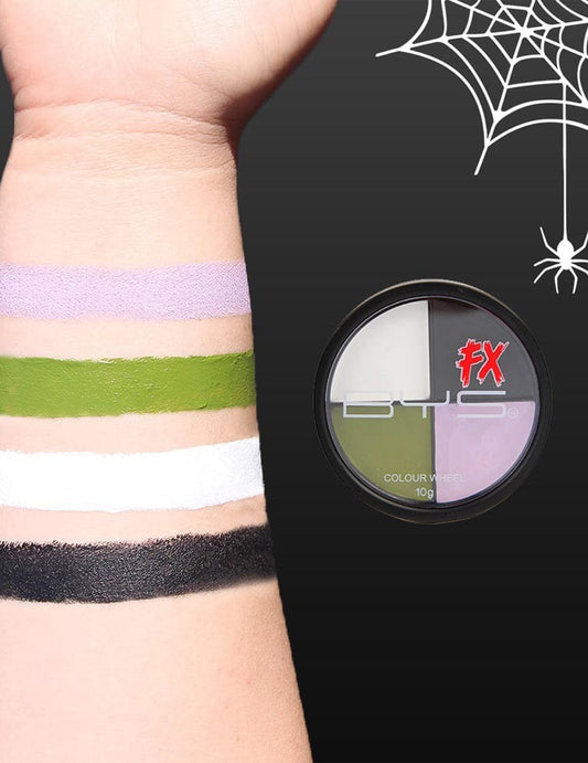 Paleta šminke 4 boje Halloween zombie 10 g