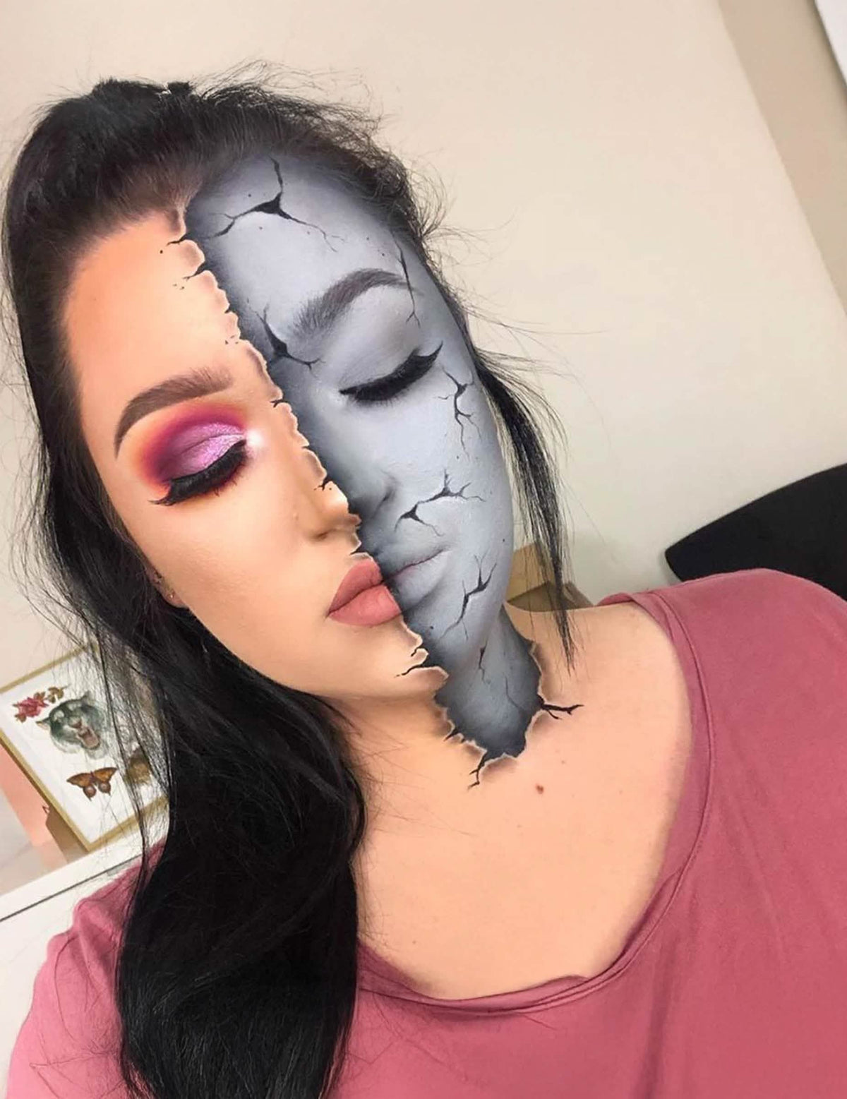 Paleta šminke 4 boje Halloween zombie 10 g