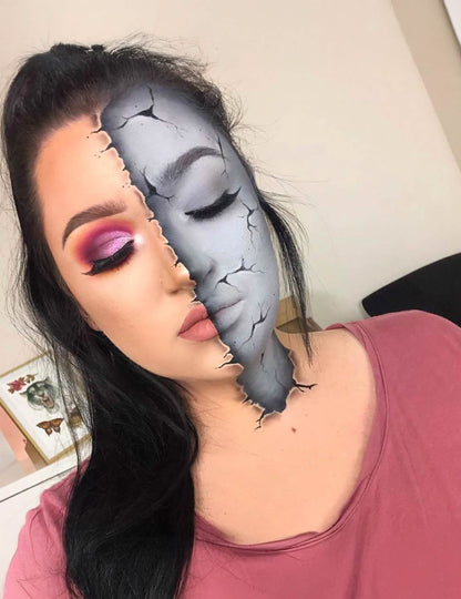 Paleta šminke 4 boje Halloween zombie 10 g