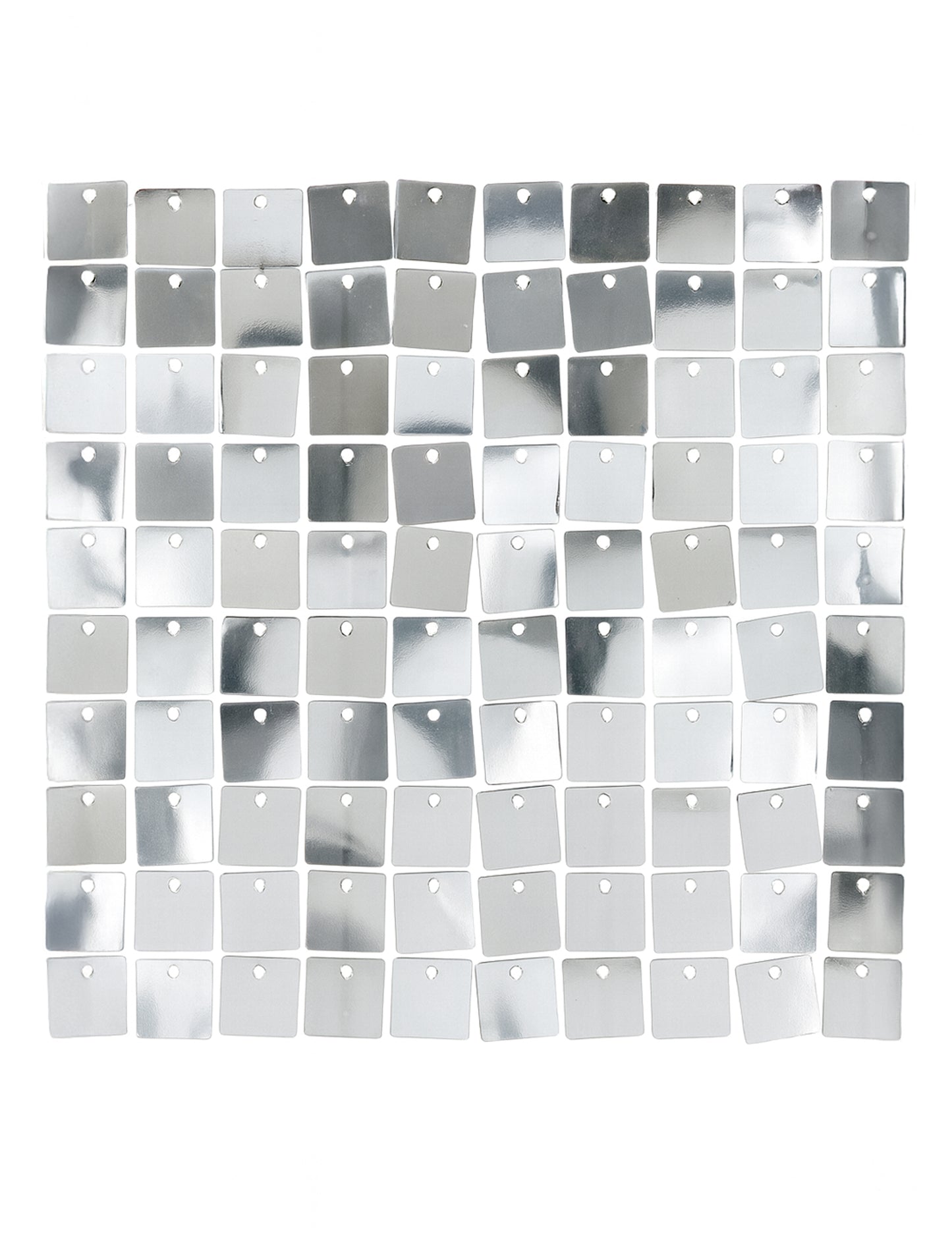 Sjajna srebrna ploča 30 x 30 cm