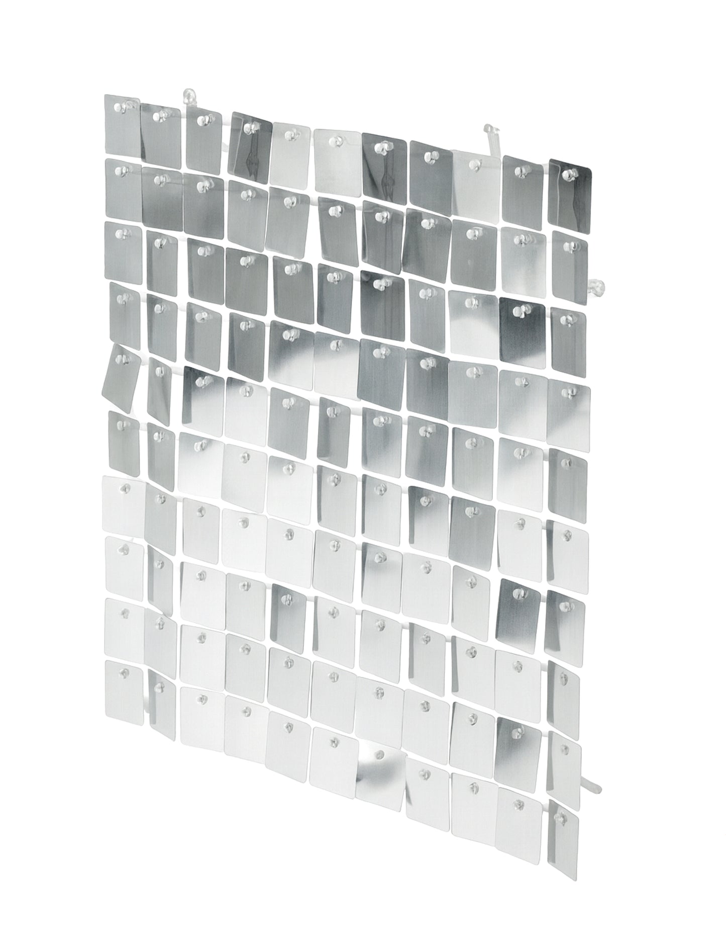 Sjajna srebrna ploča 30 x 30 cm