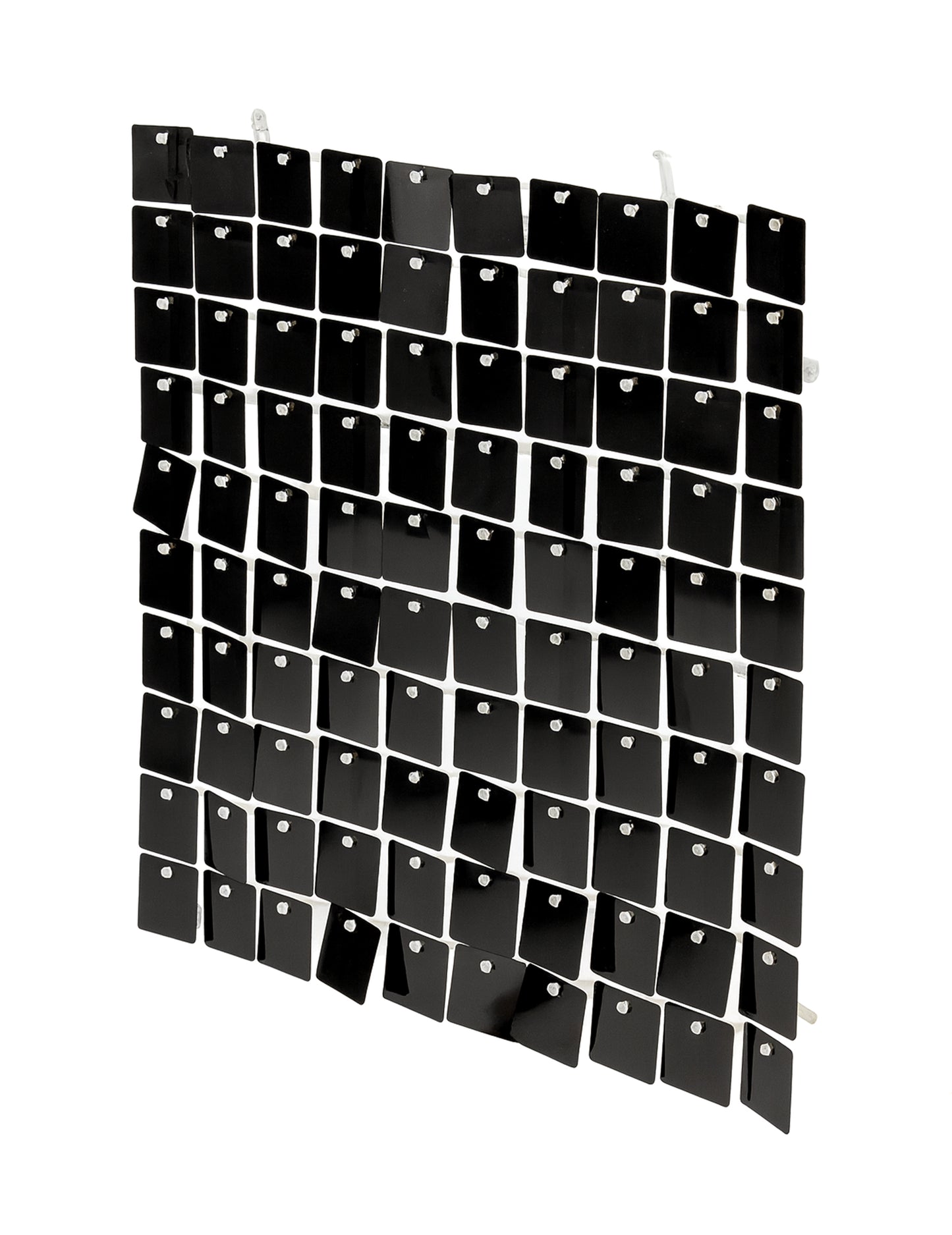 Sjajna crna pozadinska ploča 30 x 30 cm