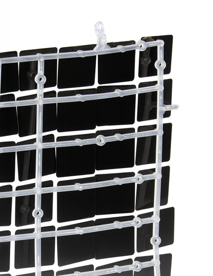 Sjajna crna pozadinska ploča 30 x 30 cm