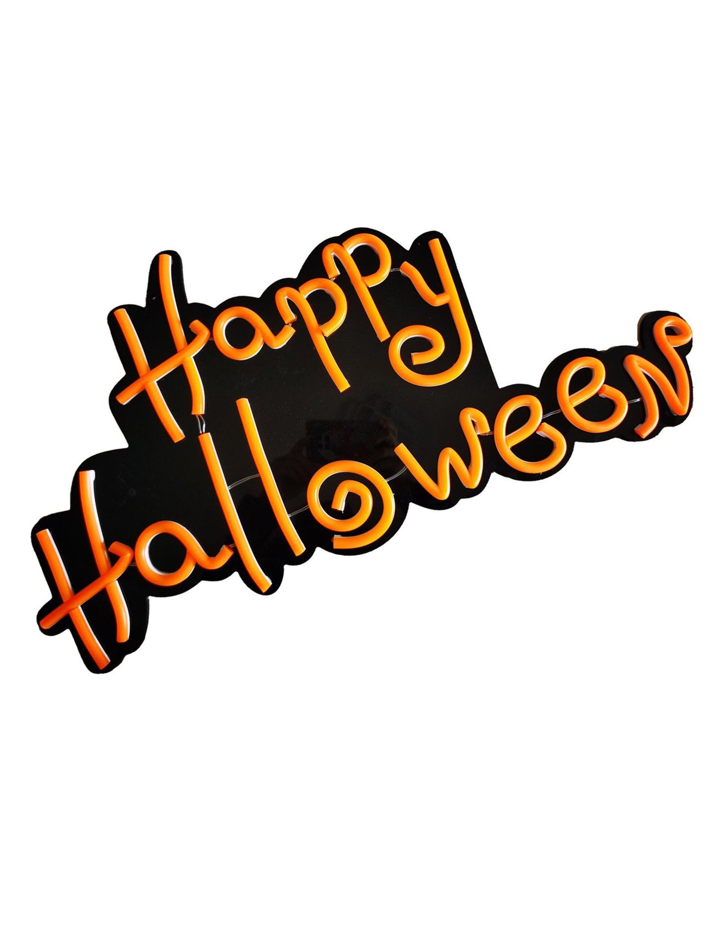 Sretan Halloween Neon Sign Orange 60 x 30 cm