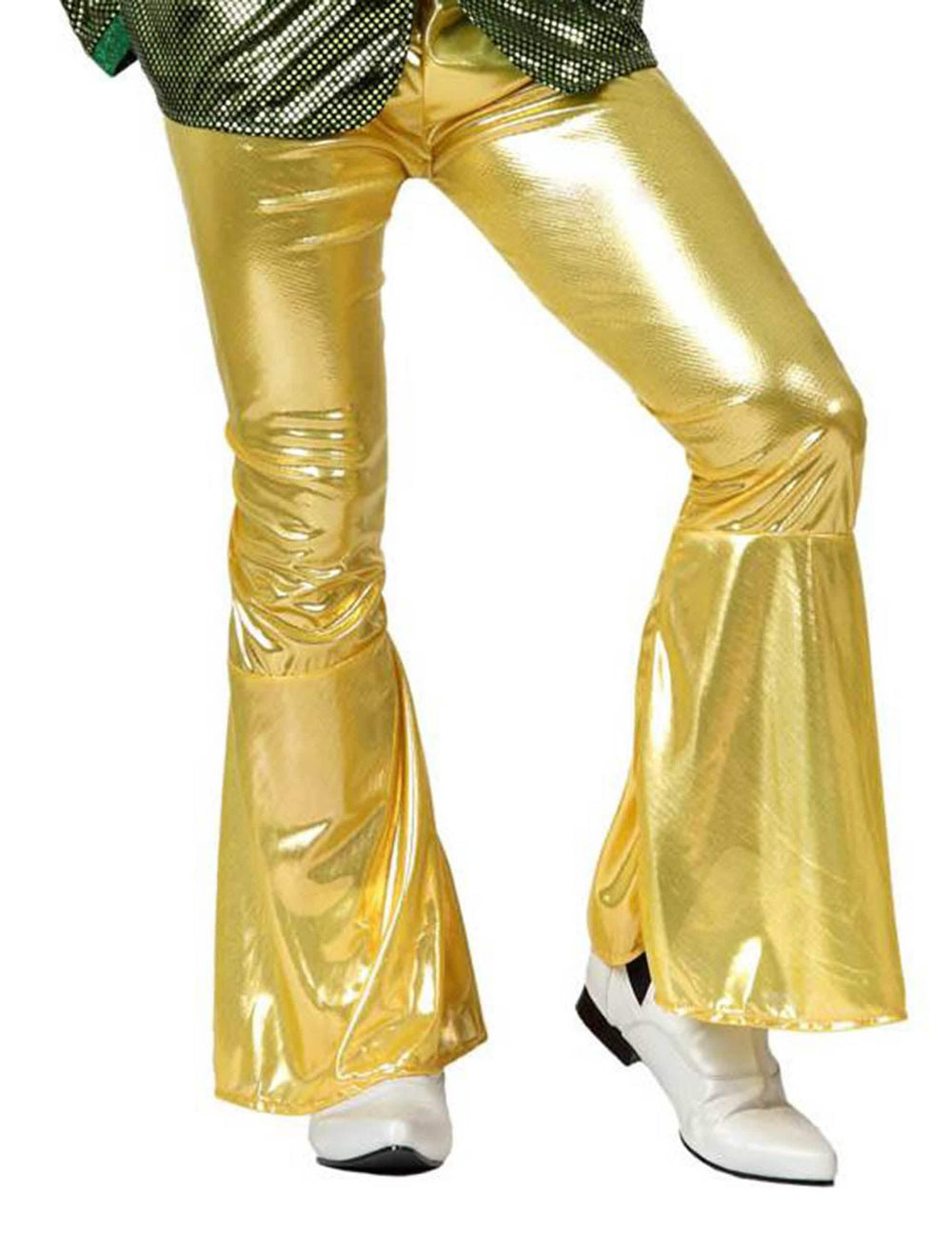 Disco hlače za muškarac zlatna