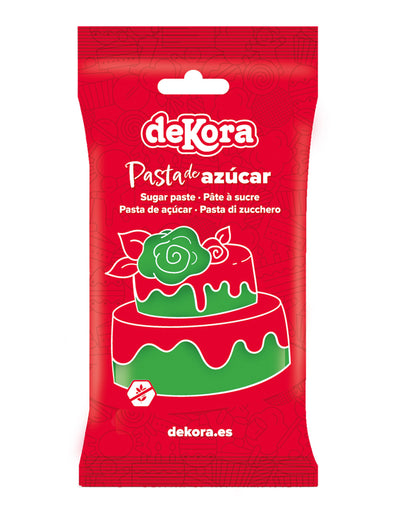 Zelena bezglutenska fondant masa za modeliranje 250 g, spremna za upotrebu 