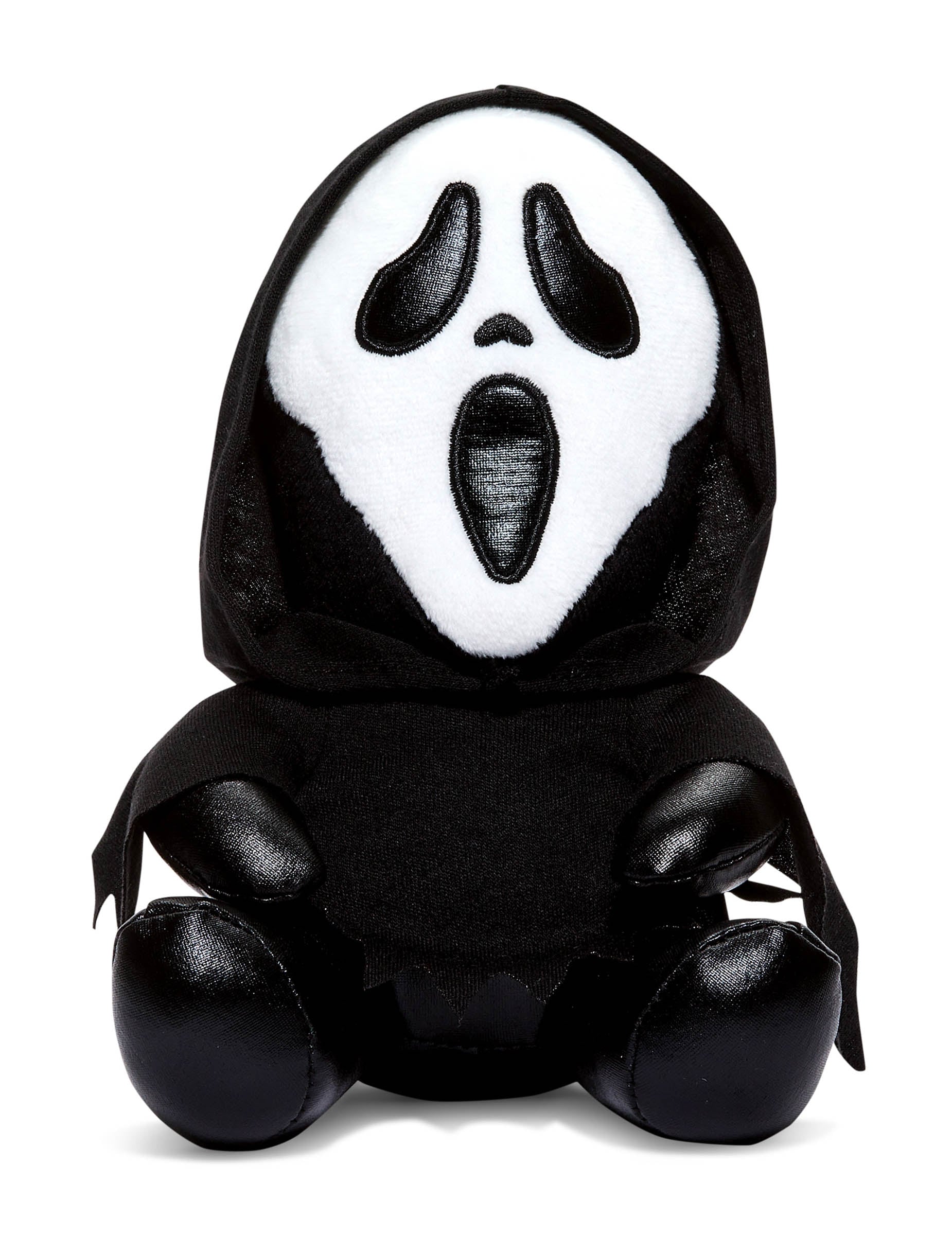 Peluche Scream Ghostface pour enfant et adulte noire et blanche