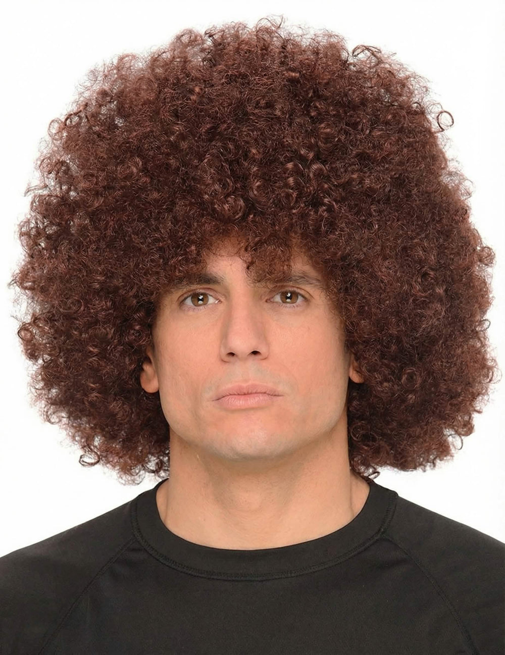 Afro perika za odrasli smeđa voluminozna