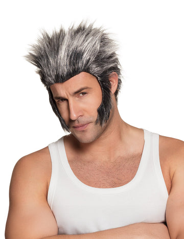 Perika s odraslim sivim vučjim šapama