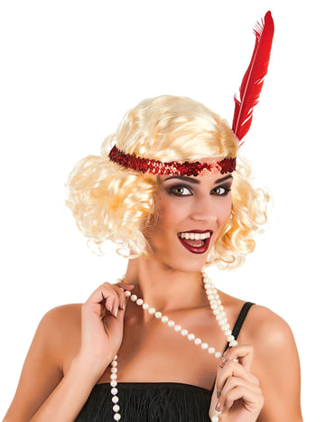 Ženska charleston plavokosa perika