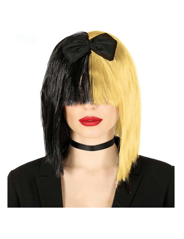 Plava i crna perika za odrasle pop pjevače