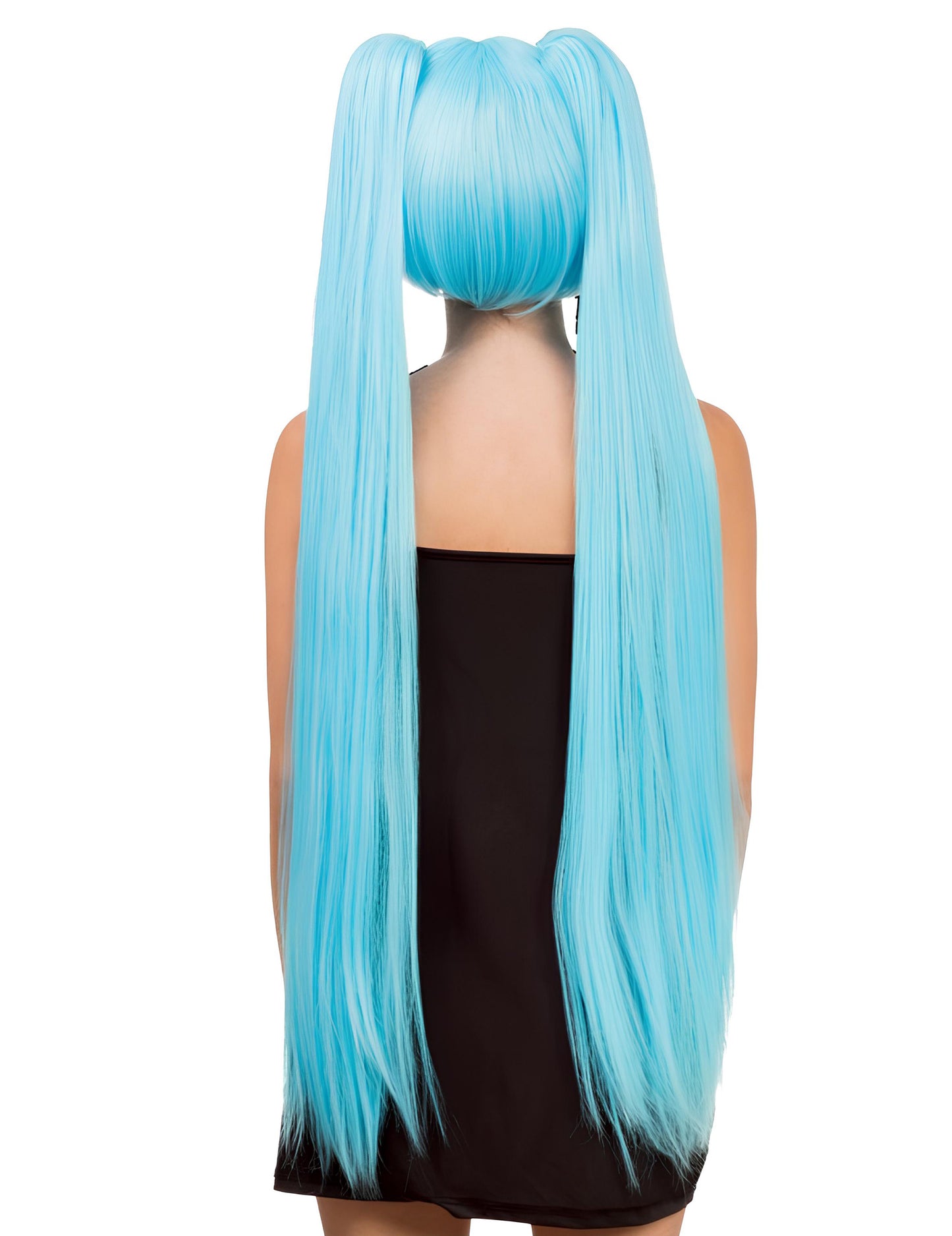 Luksuzna cosplay perika s dugim plavim repovima za odrasle 