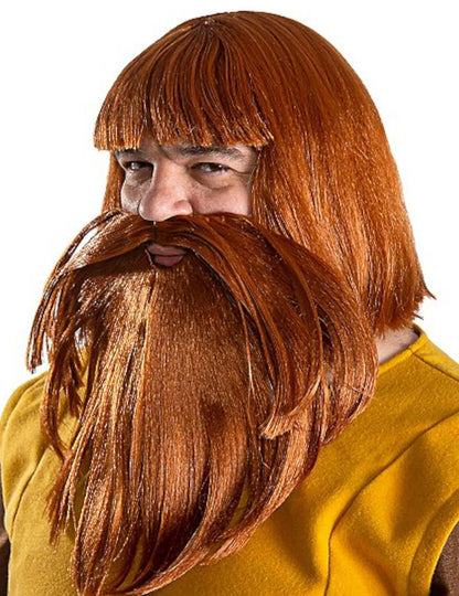 Perika i brada halvar viking čovjek